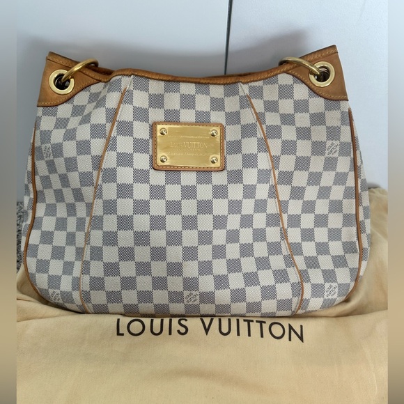 Authentic Louis Vuitton Damier Azur Galliera PM - Picture 7 of 11